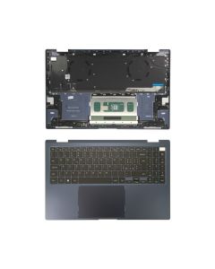 Galaxy Book Pro 360 15 Front Case QWERTY IT Blue