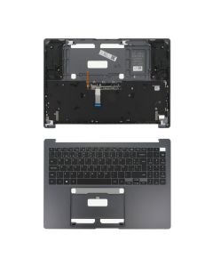 Front Case QWERTY ES/PT Black - Galaxy Book3 Ultra