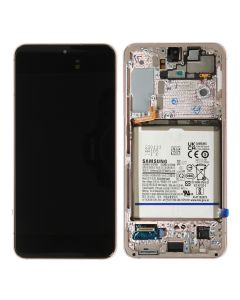 Galaxy S22 Screen and Battery Pink gold