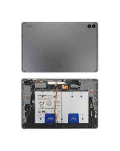 Back Glass Grey - Galaxy Tab S9 FE Plus LTE